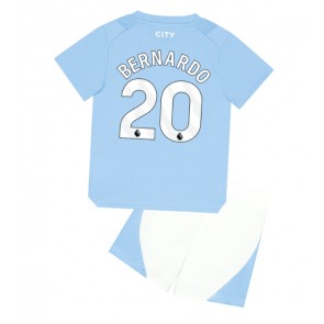 Manchester City Bernardo Silva #20 Dětské Domácí dres komplet 2023-24 Krátký Rukáv (+ trenýrky)